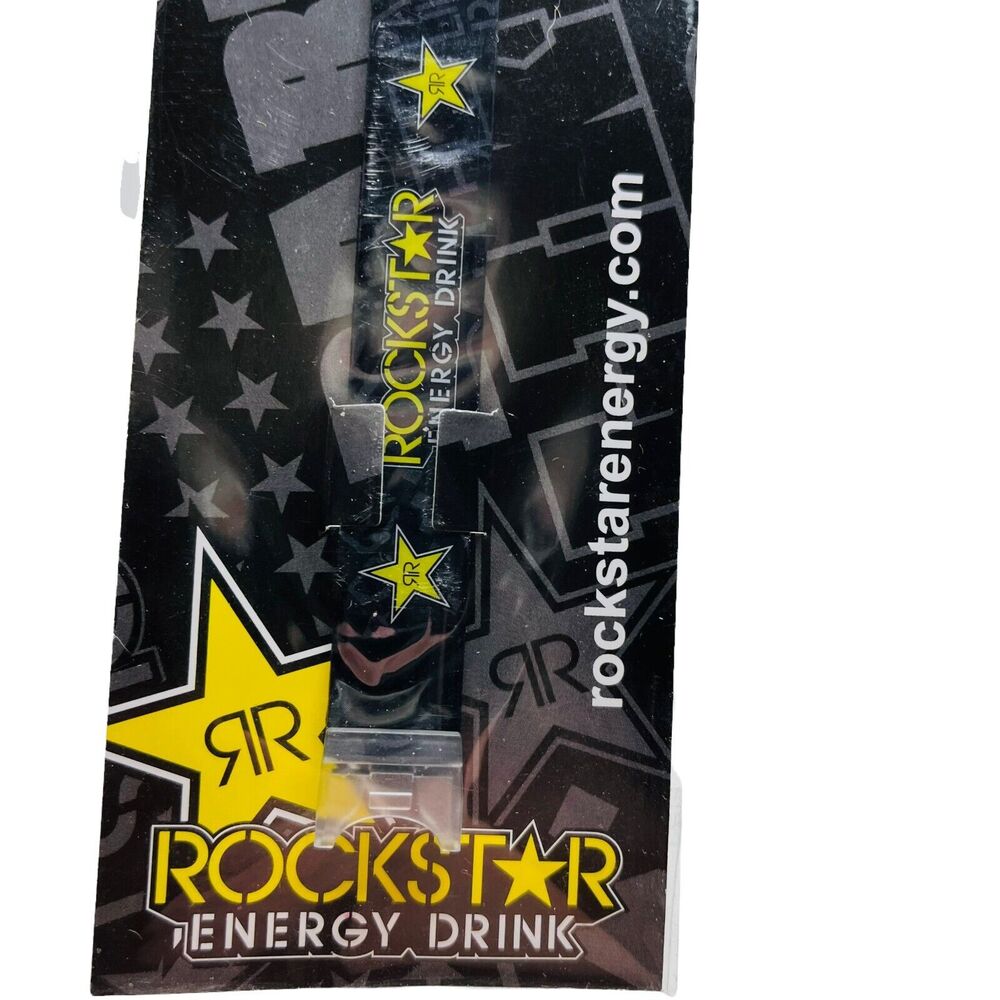 Rockstar Unisex Energy Drink Party Like a Rockstar Taglio Wristband Set Of 24
